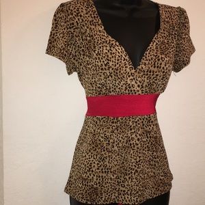 🎉🎉 3 X 15 🌺 Pretty blouse animal print